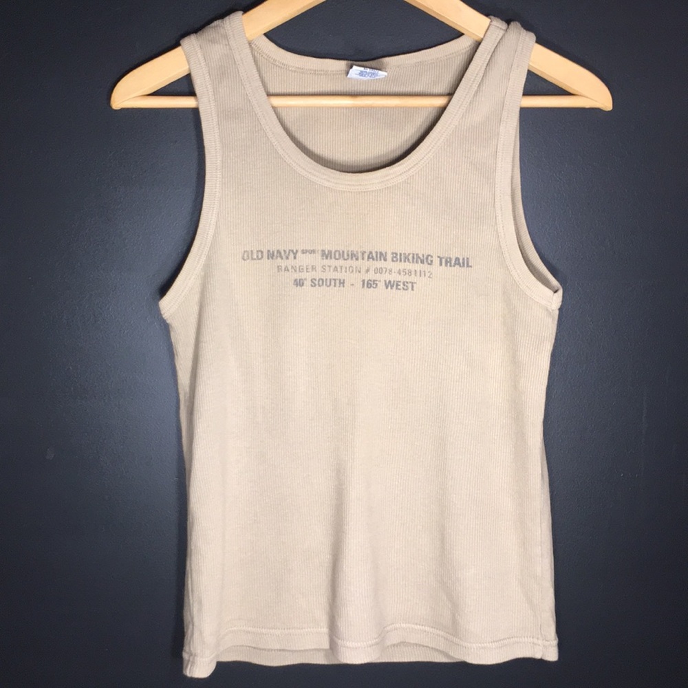 Old Navy Juniors tank top brown medium M - Picture 7 of 8